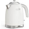 imageHazel Quinn Electric Kettle  17 Liters 57oz Stainless Steel Water Kettle BPAFree Interior 1200W Fast Boiling Cordless Rotational Base  Pearl White